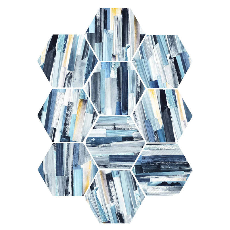 BowLift | Plastic Mosaic Tile Wallpaper Hexagonal for Stick and Remove Back Wall Tile