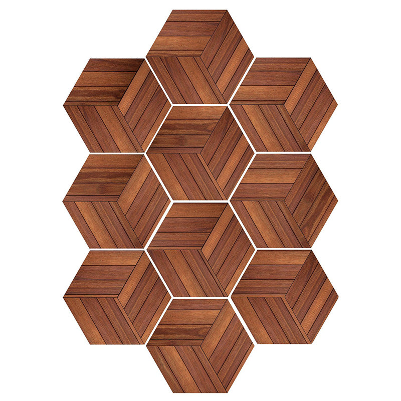 BowLift | Plastic Mosaic Tile Wallpaper Hexagonal for Stick and Remove Back Wall Tile
