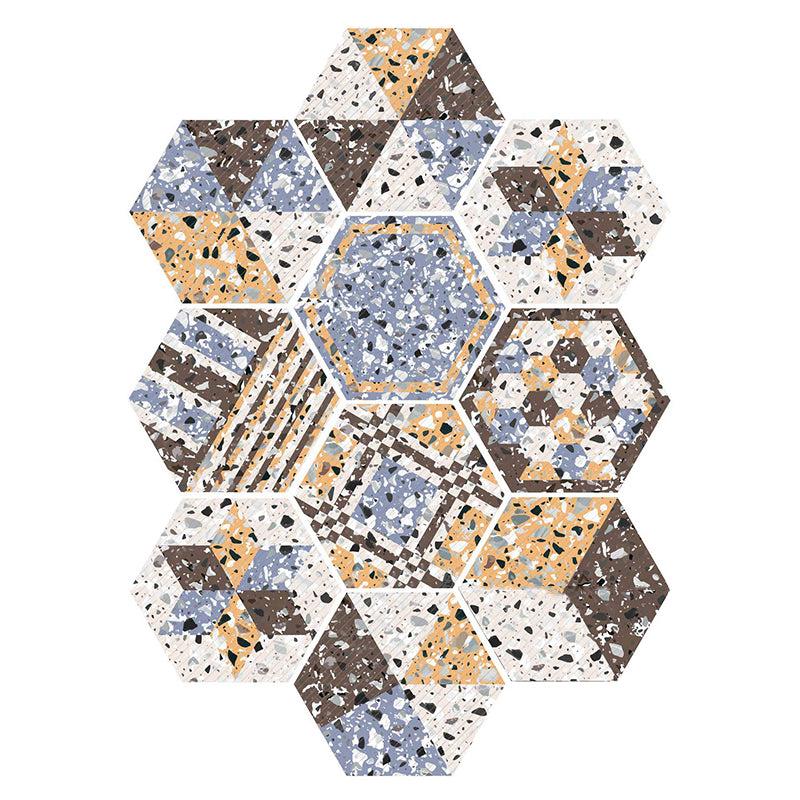 BowLift | Plastic Mosaic Tile Wallpaper Hexagonal for Stick and Remove Back Wall Tile