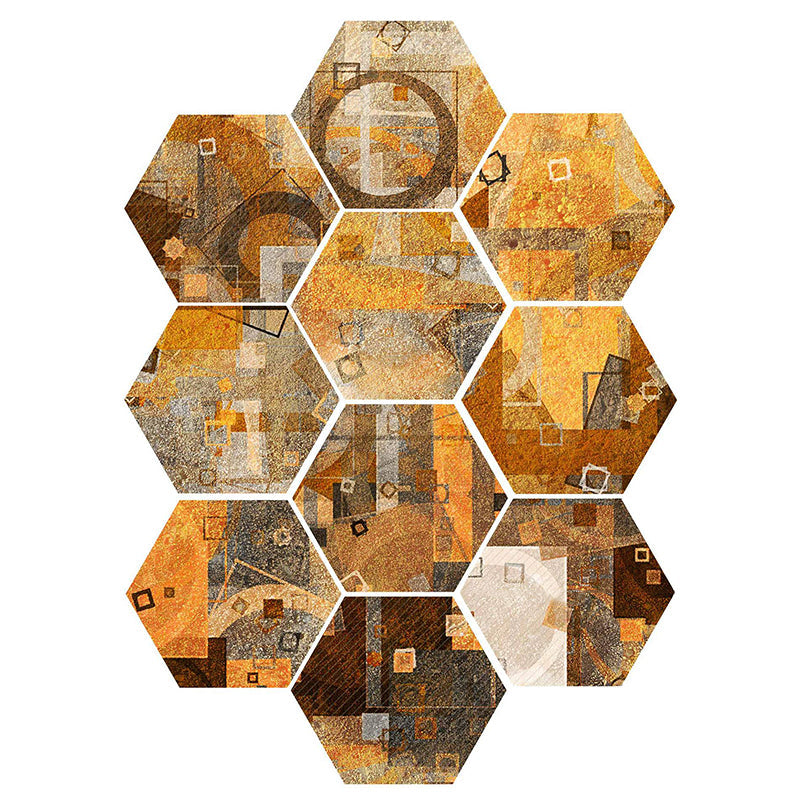 BowLift | Plastic Mosaic Tile Wallpaper Hexagonal for Stick and Remove Back Wall Tile