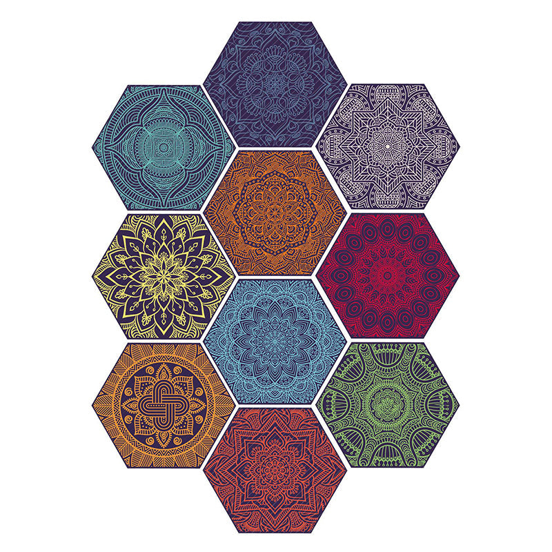BowLift | Plastic Mosaic Tile Wallpaper Hexagonal for Stick and Remove Back Wall Tile