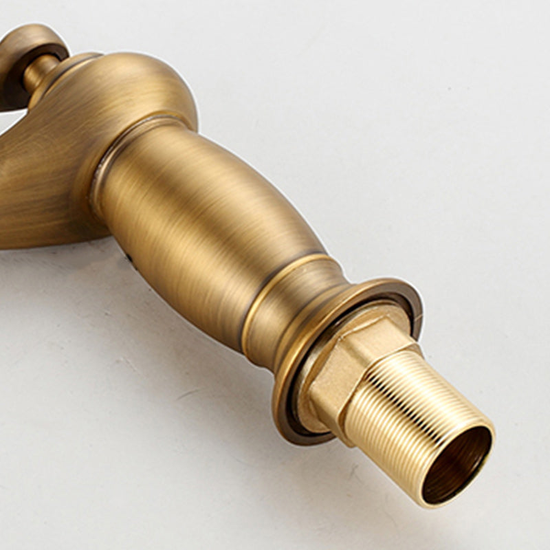 BowLift | Vintage Classic Vessel Faucet Lever Handle Low Arc Vessel Sink Bathroom Faucet