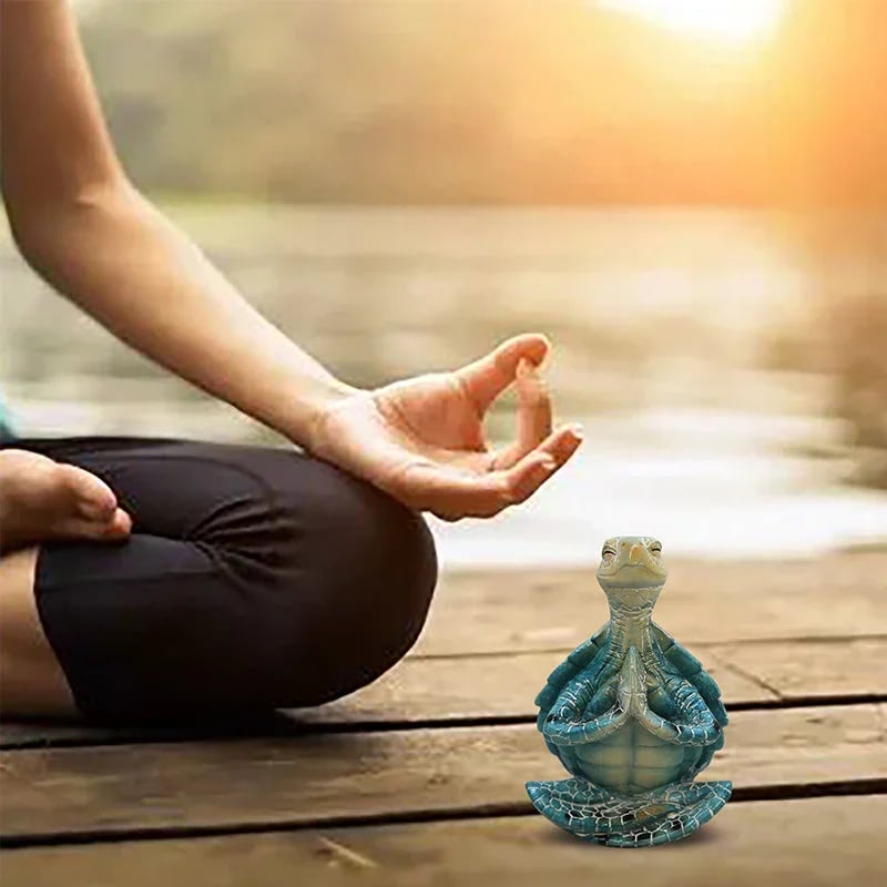 BowLift | Resin Sea Turtle Figure – Calming Meditation Decoration for Home