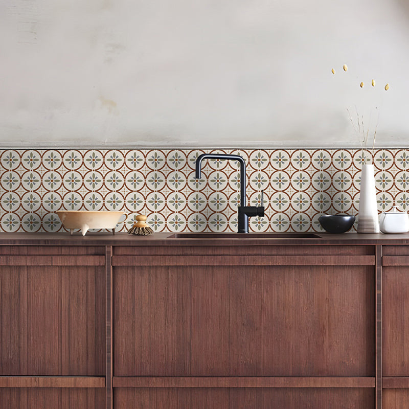 BowLift | Waterproof Peel & Stick Tile Square Pattern Print Single Tile