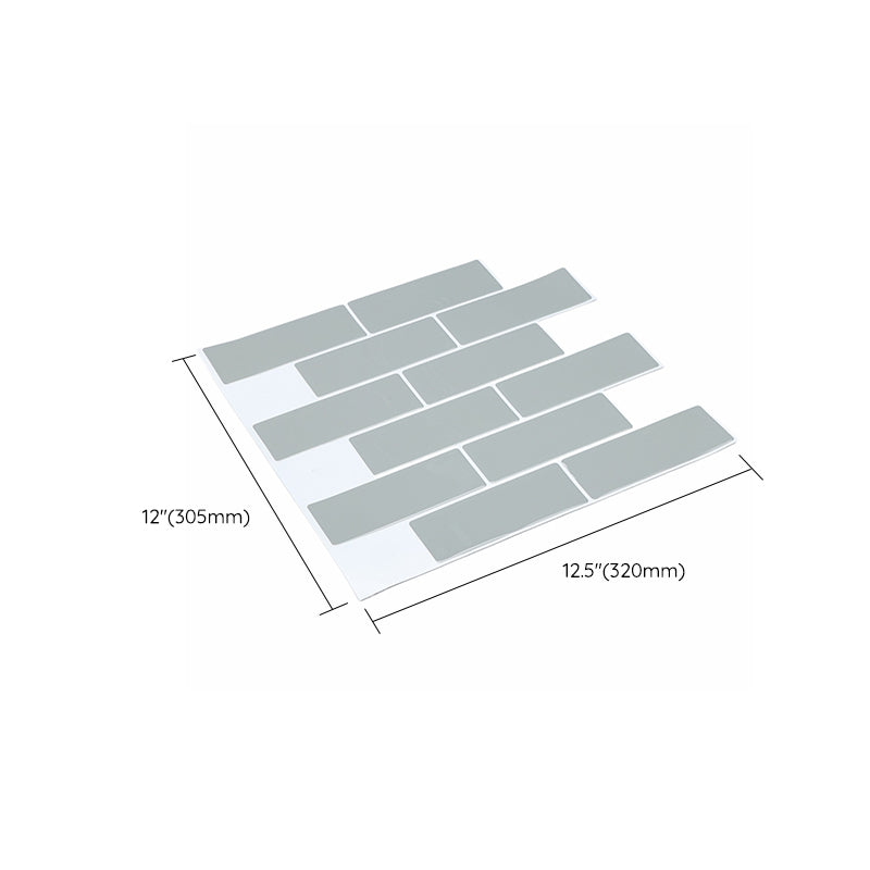 BowLift | Plastic Peel & Stick Subway Tile Modern Simple Subway Tile Wallpaper