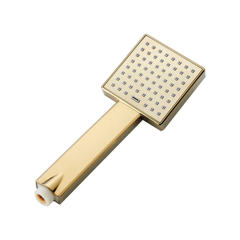 BowLift | Contemporary Shower Head Square Golden Bathroom Handheld Shower