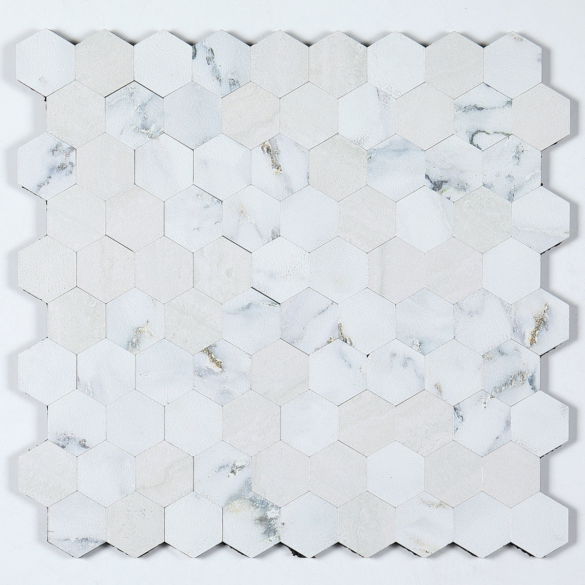 BowLift | Modern Tile-Peel & Stick Metal Mosaic Tile Hexagon Peel & Stick Subway Tile