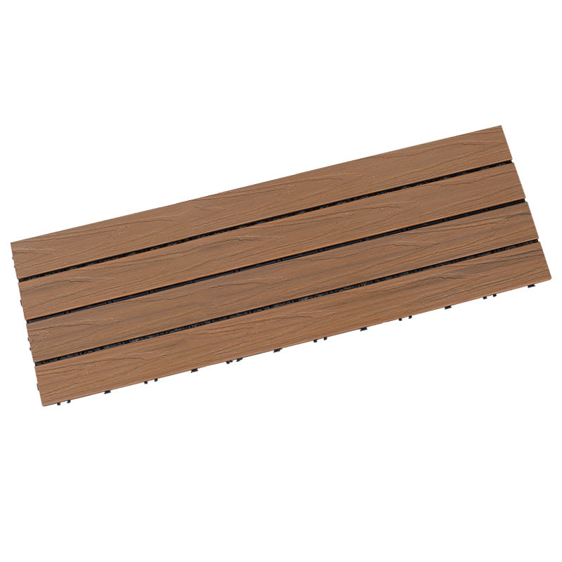 BowLift | Deck Plank drilled hardwood tiles exterior flooring