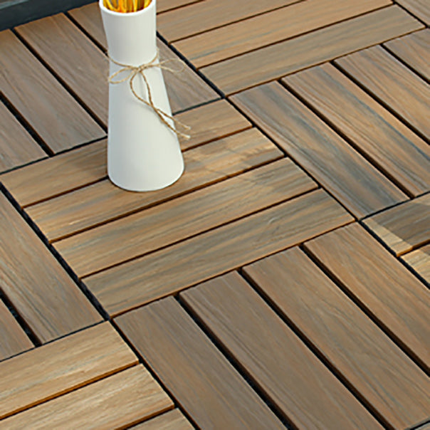 BowLift | Deck Plank drilled hardwood tiles exterior flooring