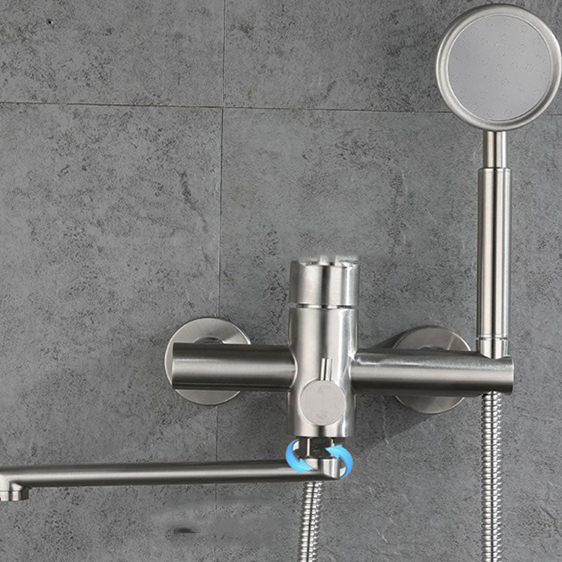 BowLift | Bathroom Bathtub Faucet Lever Handheld Shower Bathtub Faucet