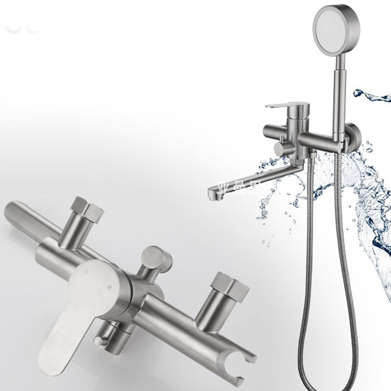 BowLift | Bathroom Bathtub Faucet Lever Handheld Shower Bathtub Faucet
