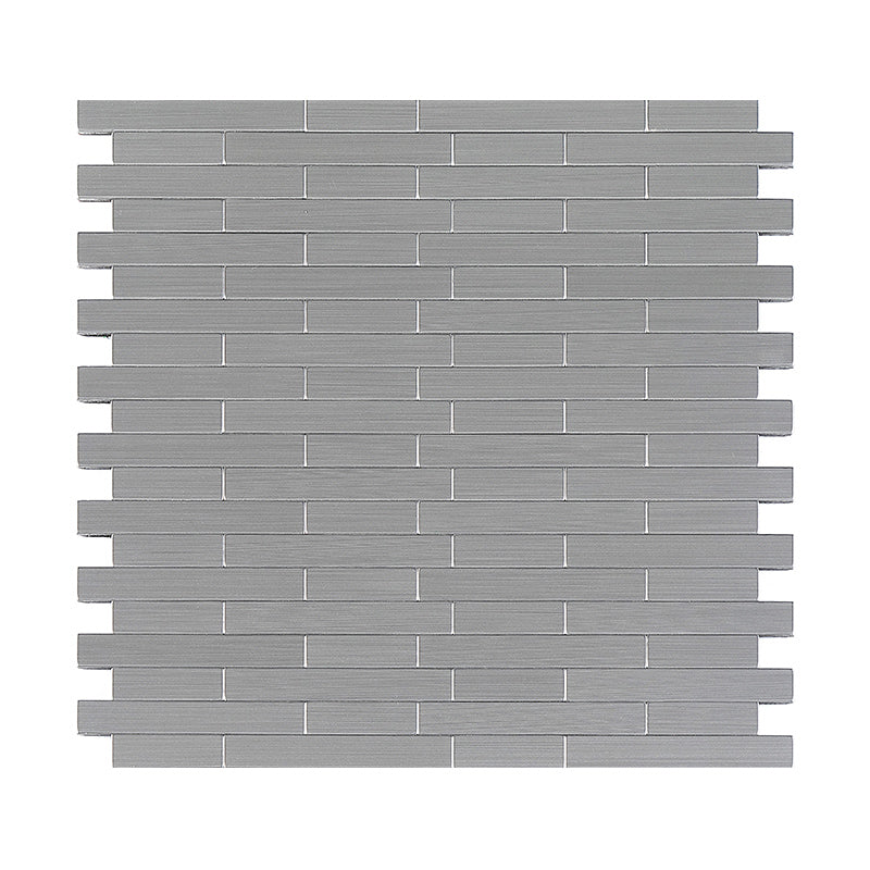 BowLift | Subway Tile Wallpaper Contemporary Peel and Stick Wall Tile with Metal Look