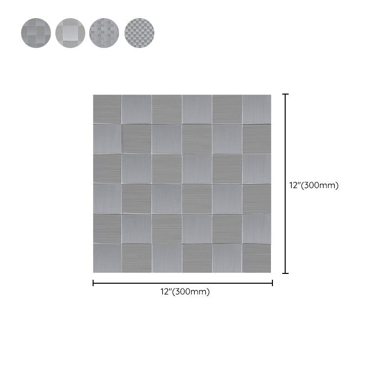 BowLift | Subway Tile Wallpaper Contemporary Peel and Stick Wall Tile with Metal Look