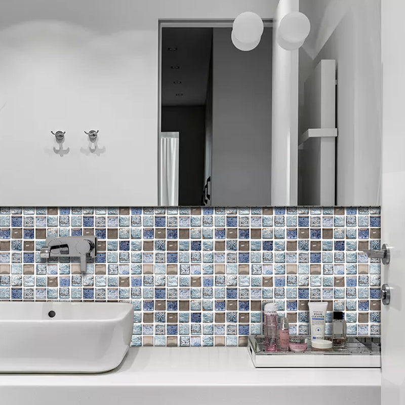 BowLift | Plastic Peel & Stick Mosaic Tiles Mosaic Wallpaper with Square Shape