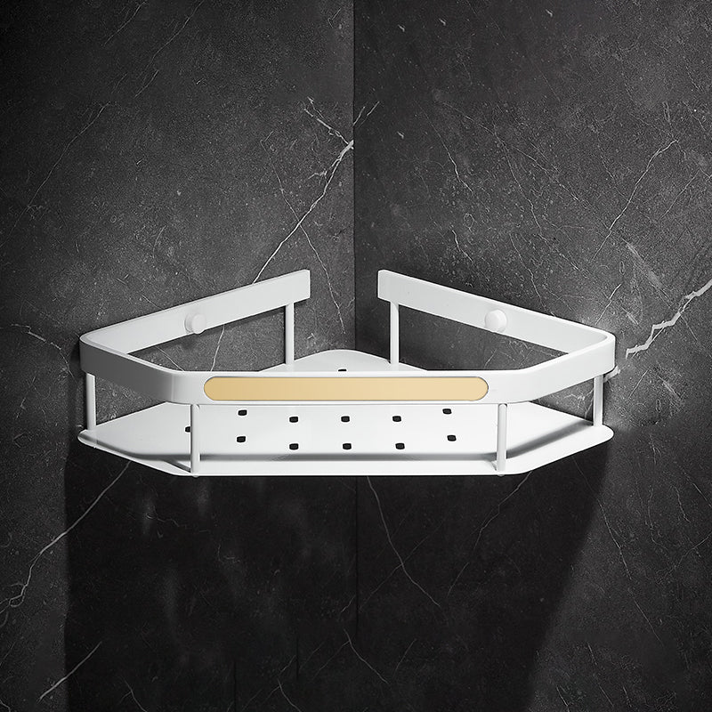 BowLift | Matt white 3-piece modern bathroom accessory set, bathroom shelf