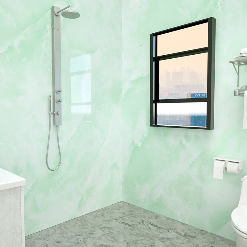 BowLift | Marbleing Water-repellent Tile PVC Single Peel-and-stick Tile for Bathroom Back Wall