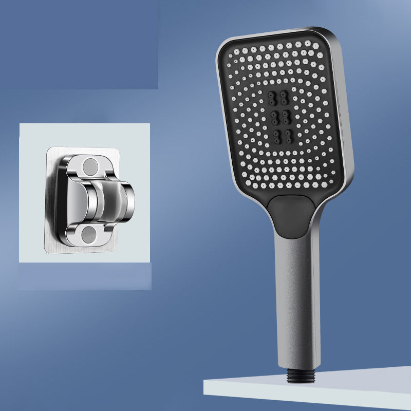 BowLift | Modern Rectangular Hand Shower in Black 3 Spray Wall Mounted Hand Shower