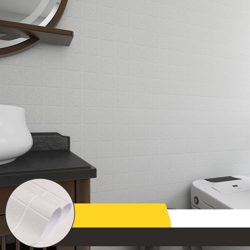 BowLift | Grid Mosaic Peel & Stick Tiles Scratch-resistant Wallpaper for Bathroom Back Wall