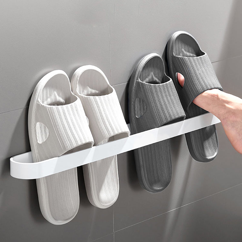 BowLift | Minimalist Bathroom Accessory Set Metal Slipper Rack/Towel Holder