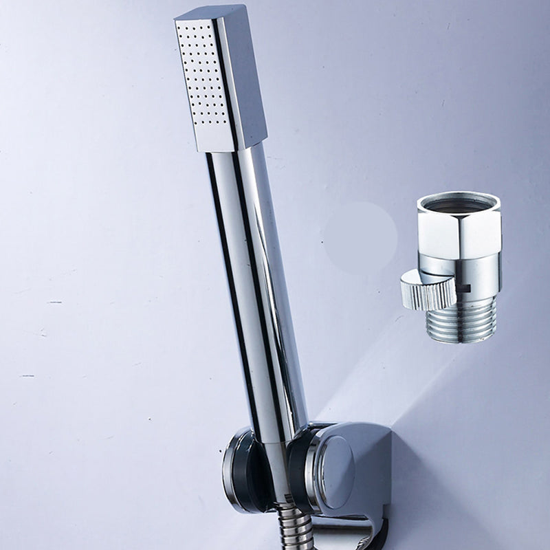 BowLift | Simple Handheld Shower Head Square 304 Stainless Steel Shower Head