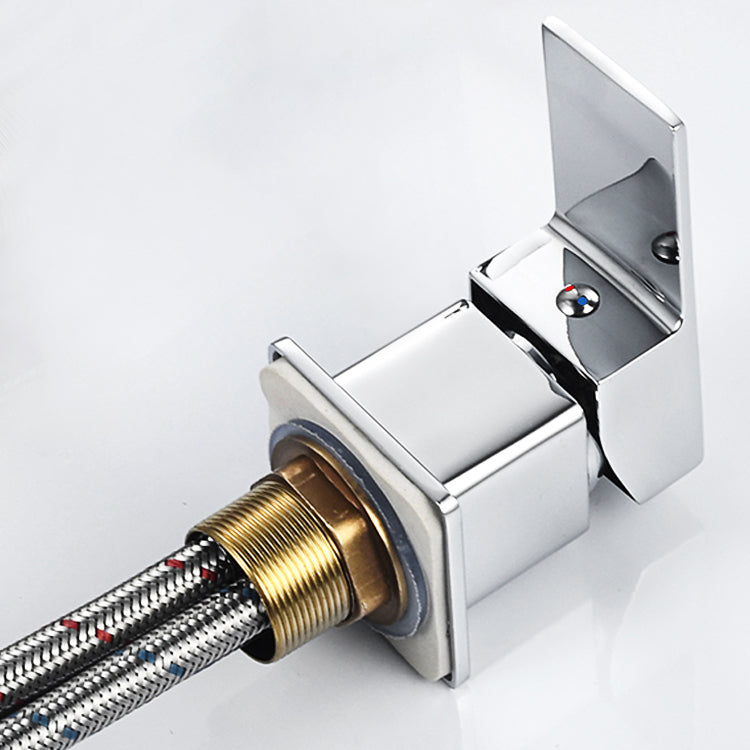 BowLift | Contemporary Bath Faucet Trim Deck Mounted Low Arc Bathroom Faucet