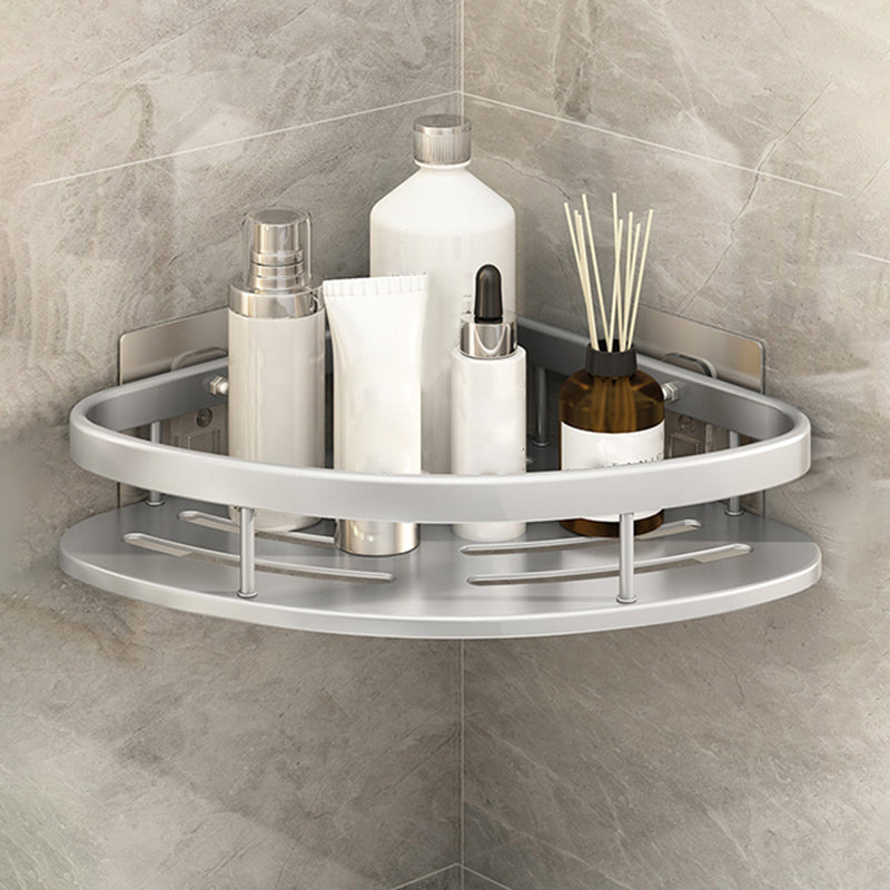 BowLift | Silver/Black Bathroom Accessories Set Modern 1/2/3 - Piece Bathroom Shelf
