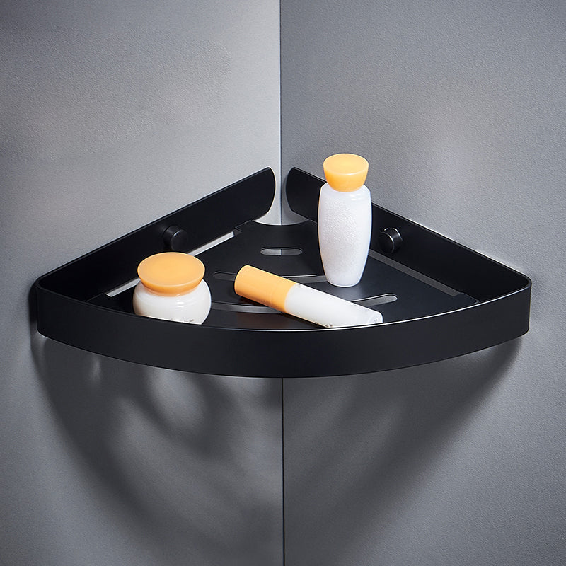 BowLift | Silver/black Bathroom accessory set Modern 1/2/3 - Piece Bathroom shelf