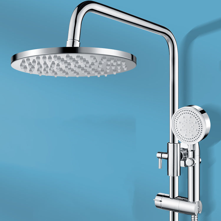 BowLift | Metal Shower Head Combo Contemporary Round Fixed Shower Head for the Bathroom