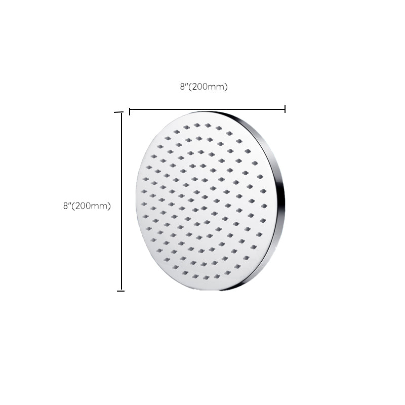 BowLift | Metal Shower Head Combo Contemporary Round Fixed Shower Head for the Bathroom
