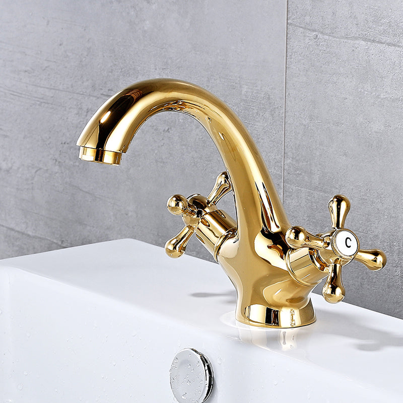 BowLift | Bathroom Accessories Faucet Double Cross Handle Low Arc Industrial Sink Faucet