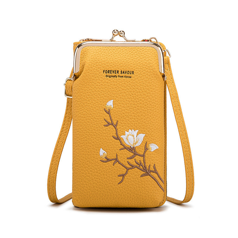 BowLift | Embroidered women's crossbody wallet