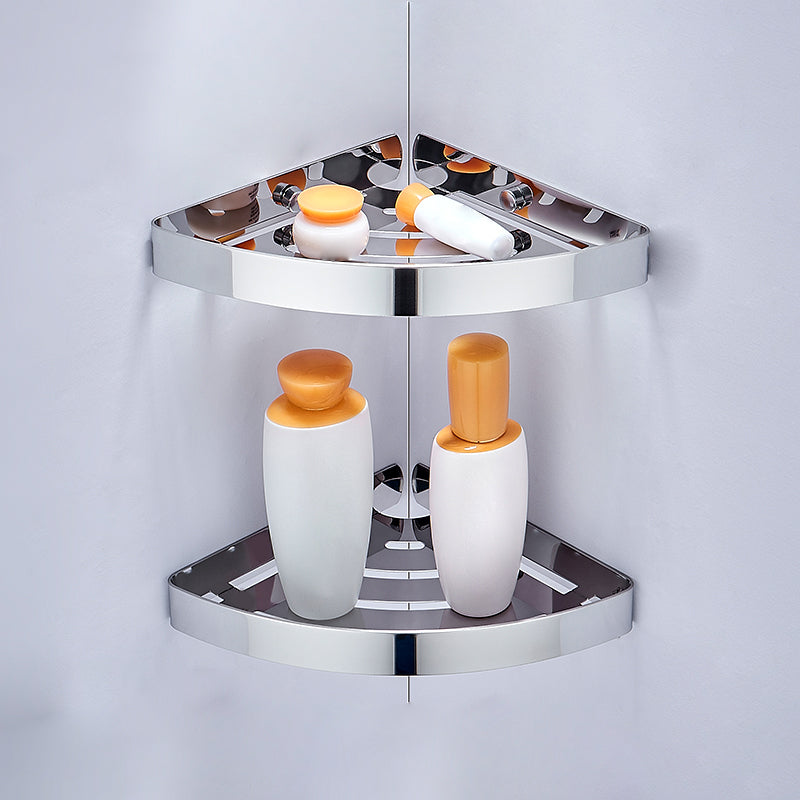 BowLift | Silver/Black Bathroom Set Modern 1/2/3 Piece Anti-Rust Bathroom Shelf