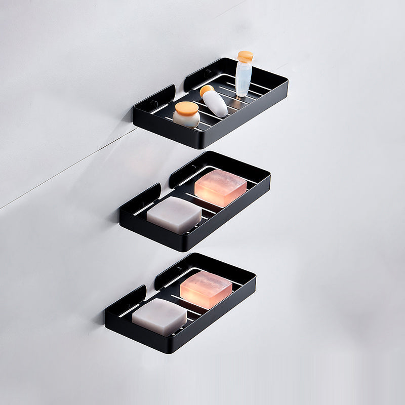 BowLift | Silver/Black Bathroom Set Modern 1/2/3 Piece Anti-Rust Bathroom Shelf