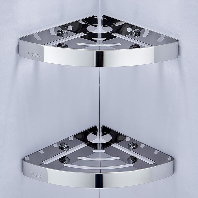 BowLift | Silver/Black Bathroom Set Modern 1/2/3 Piece Anti-Rust Bathroom Shelf