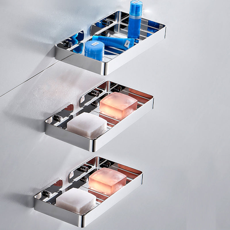 BowLift | Silver/Black Bathroom Set Modern 1/2/3 Piece Anti-Rust Bathroom Shelf