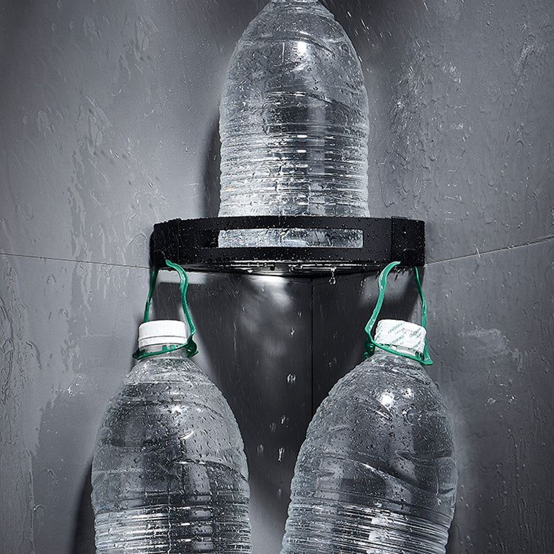 BowLift | Black Bathroom Set Modern 1/2/3 - Piece Anti-Rust Bathroom Rack