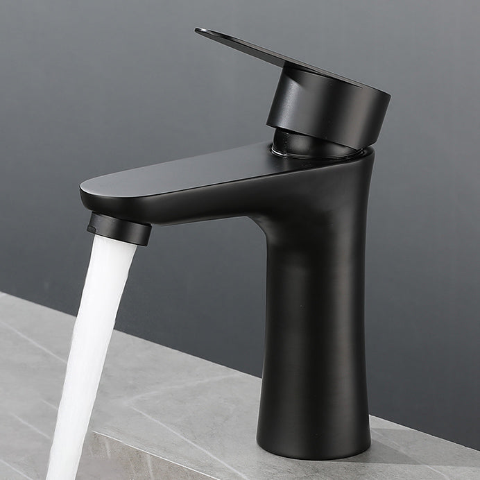 BowLift | Round Vessel Faucet Lever Handle Stainless Steel Bathroom Faucet with Water Hose
