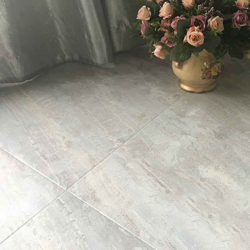 BowLift | Waterproof Plastic Floor Rectangular Fabric Look Square Edge Floor Tile