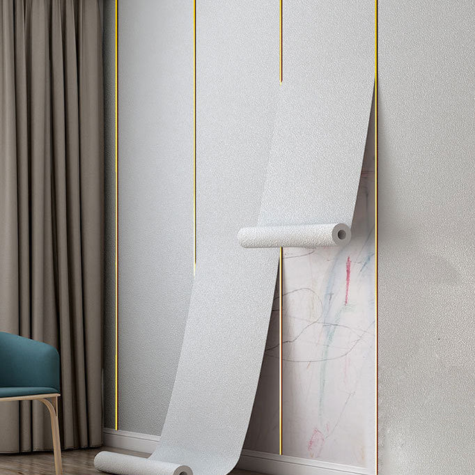 BowLift | Contemporary Style Wall Panel Linen Living Space Peel and Stick Wall Covering