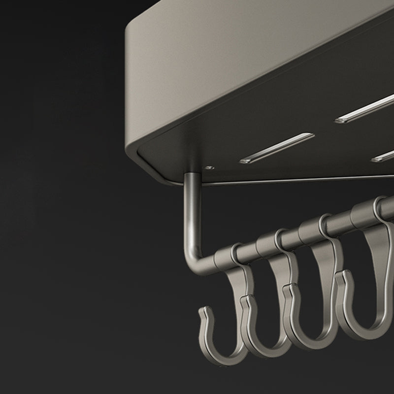 BowLift | Adhesive Holder Metal Bathroom Accessory Single Piece or in Set with Shelf