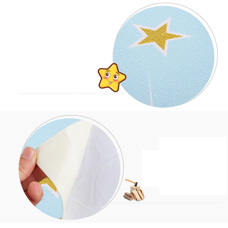 BowLift | Contemporary Wall Ceiling Cartoon Print Peel and Stick Waterproof Wall Panel