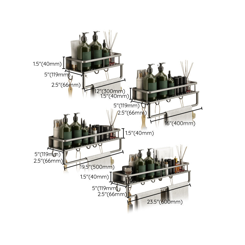 BowLift | Minimalism Matte Metal Bathroom Accessory Set Modern Bathroom Rack