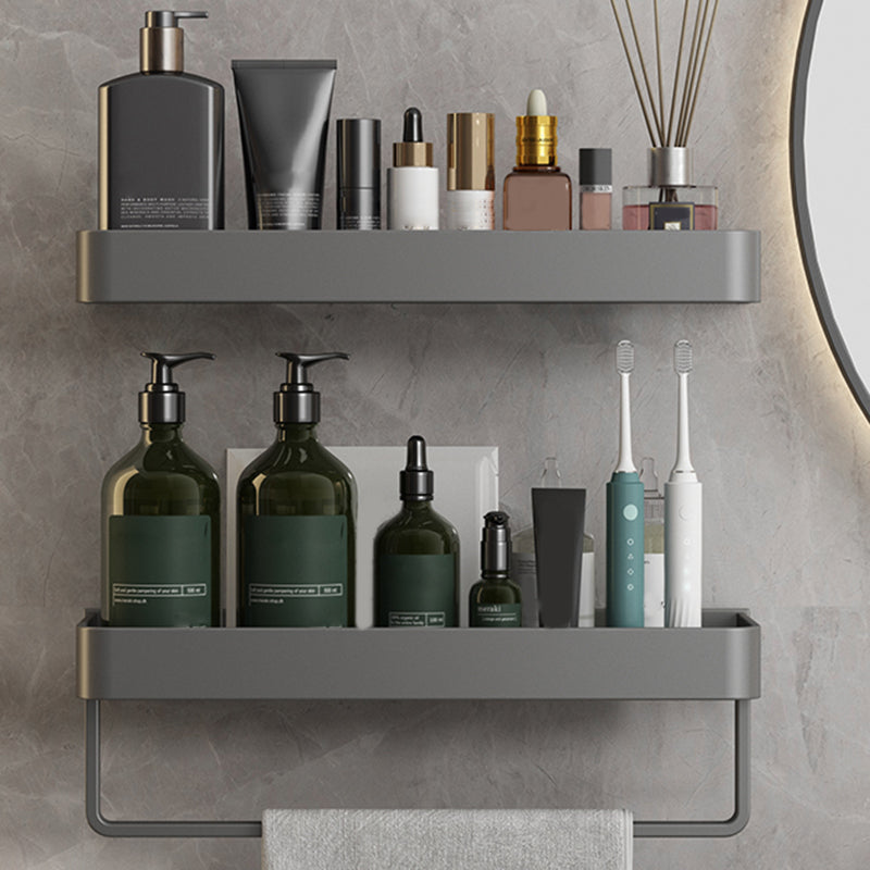 BowLift | Minimalist Matte Metal Bathroom Accessory Set Modern Bathroom Shelf