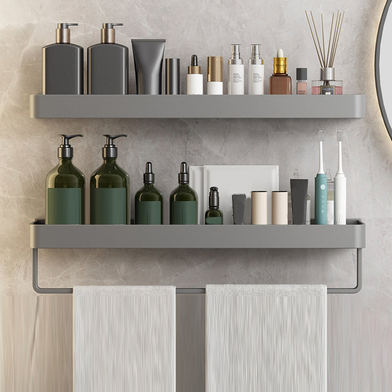 BowLift | Minimalist Matte Metal Bathroom Accessory Set Modern Bathroom Shelf