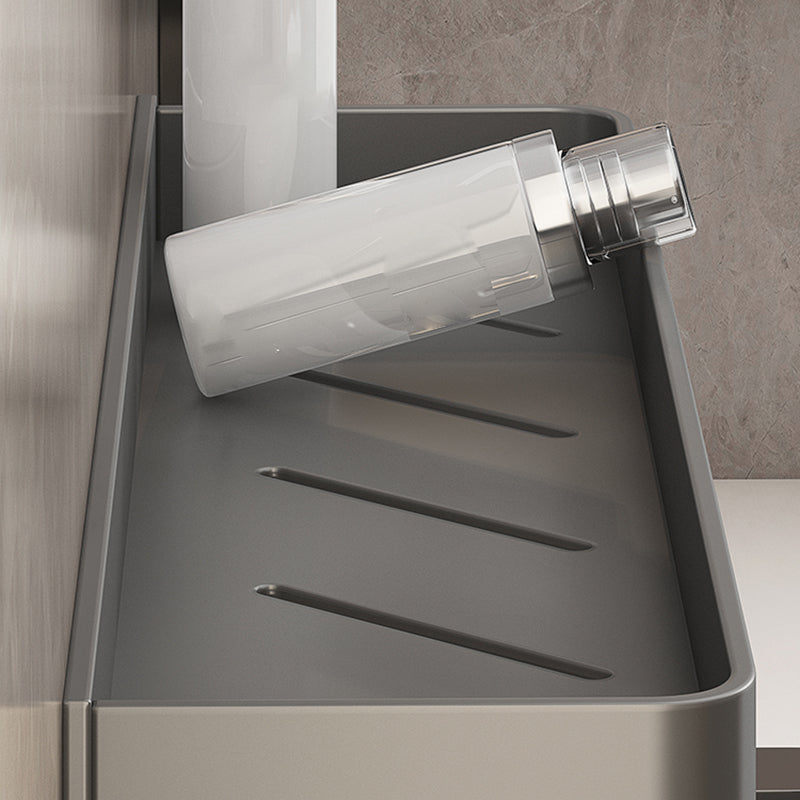 BowLift | Minimalist Matte Metal Bathroom Accessory Set Modern Bathroom Shelf