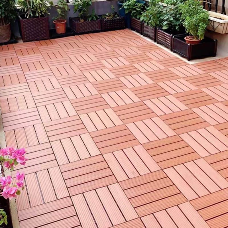 BowLift | Classic wooden tiles for garden patio flooring to lay