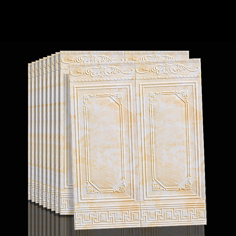 BowLift | Contemporary waterproof 3D wall panel veneer for peeling and sticking for interior walls