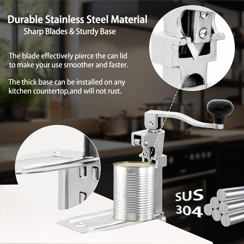 BowLift | Manual Can Opener For Cans Up to 11" Tall Commercial Can Opener Heavy Duty Can Opener