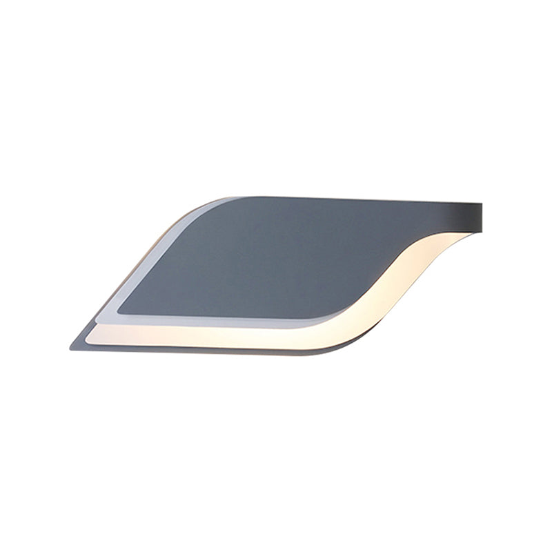 BowLift | Leaf Wall Lamp Nordic Metal 1 Light Wall Sconce in Yellow/Gray/Green