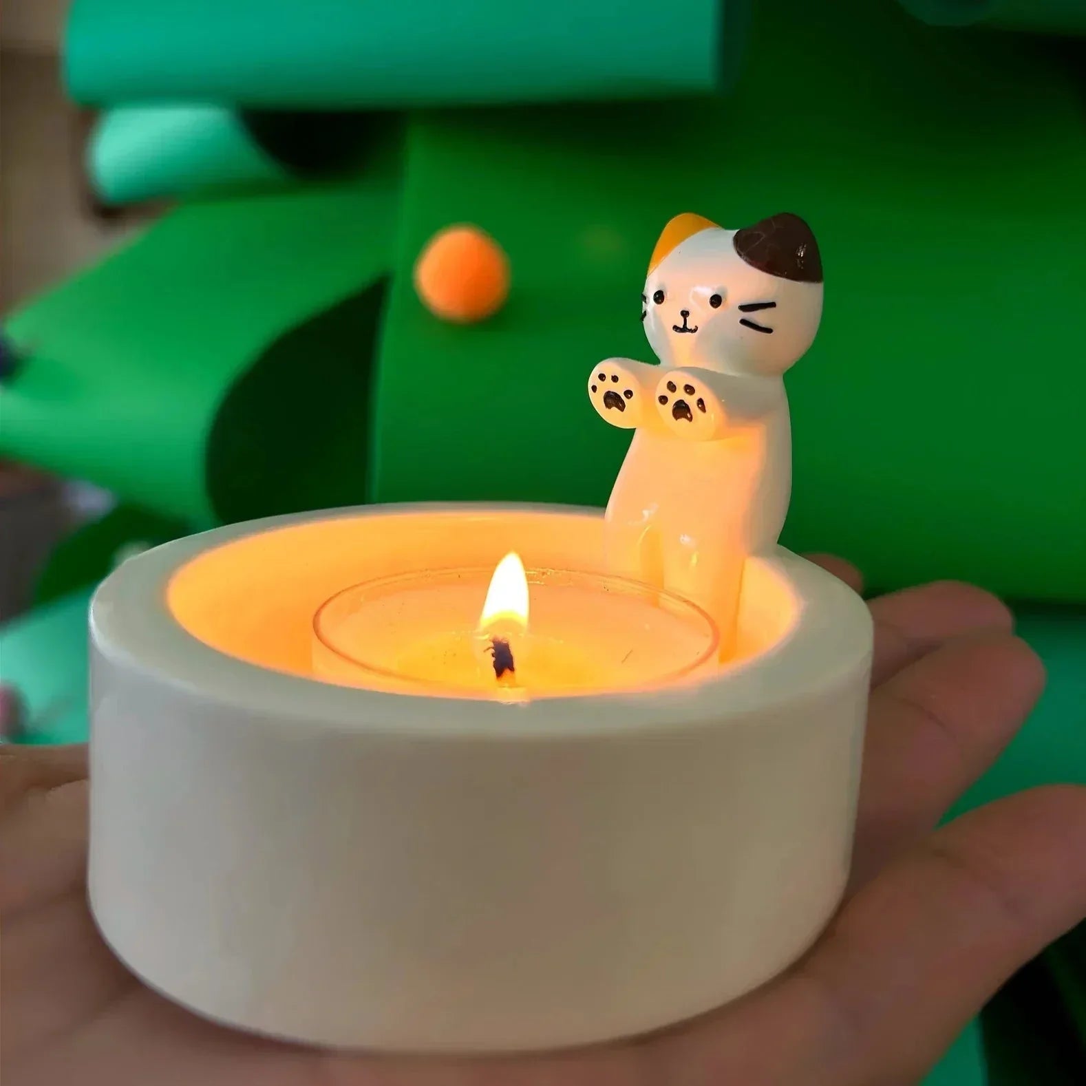 BowLift | Cute Cat Candle Holder